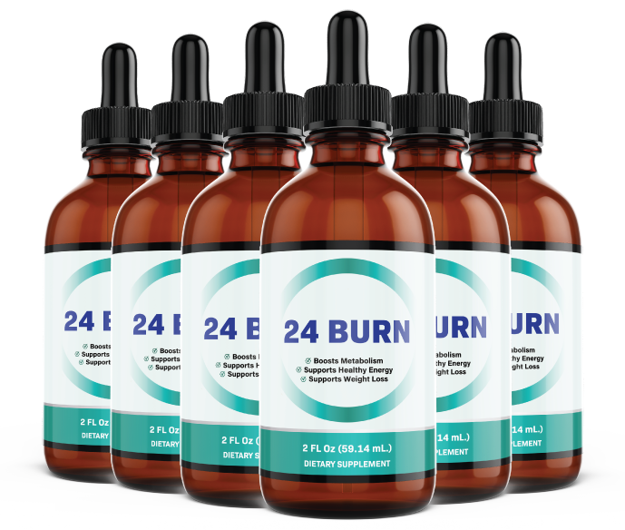 24Burn liquid supplement bottle